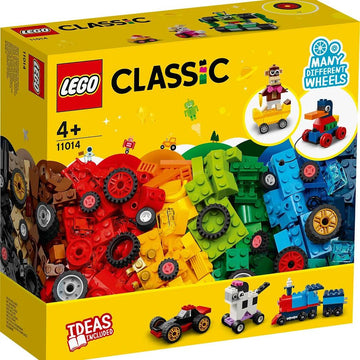 LEGO Classic 11014 Bricks and Wheels Building Set, 653 Pieces