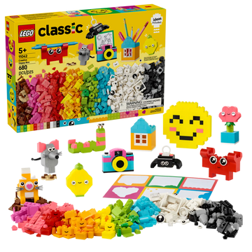 LEGO Classic 11042 Creative Happy Box - 680 Colorful Bricks