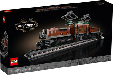 LEGO 10277 Crocodile Locomotive Model Train Building Set