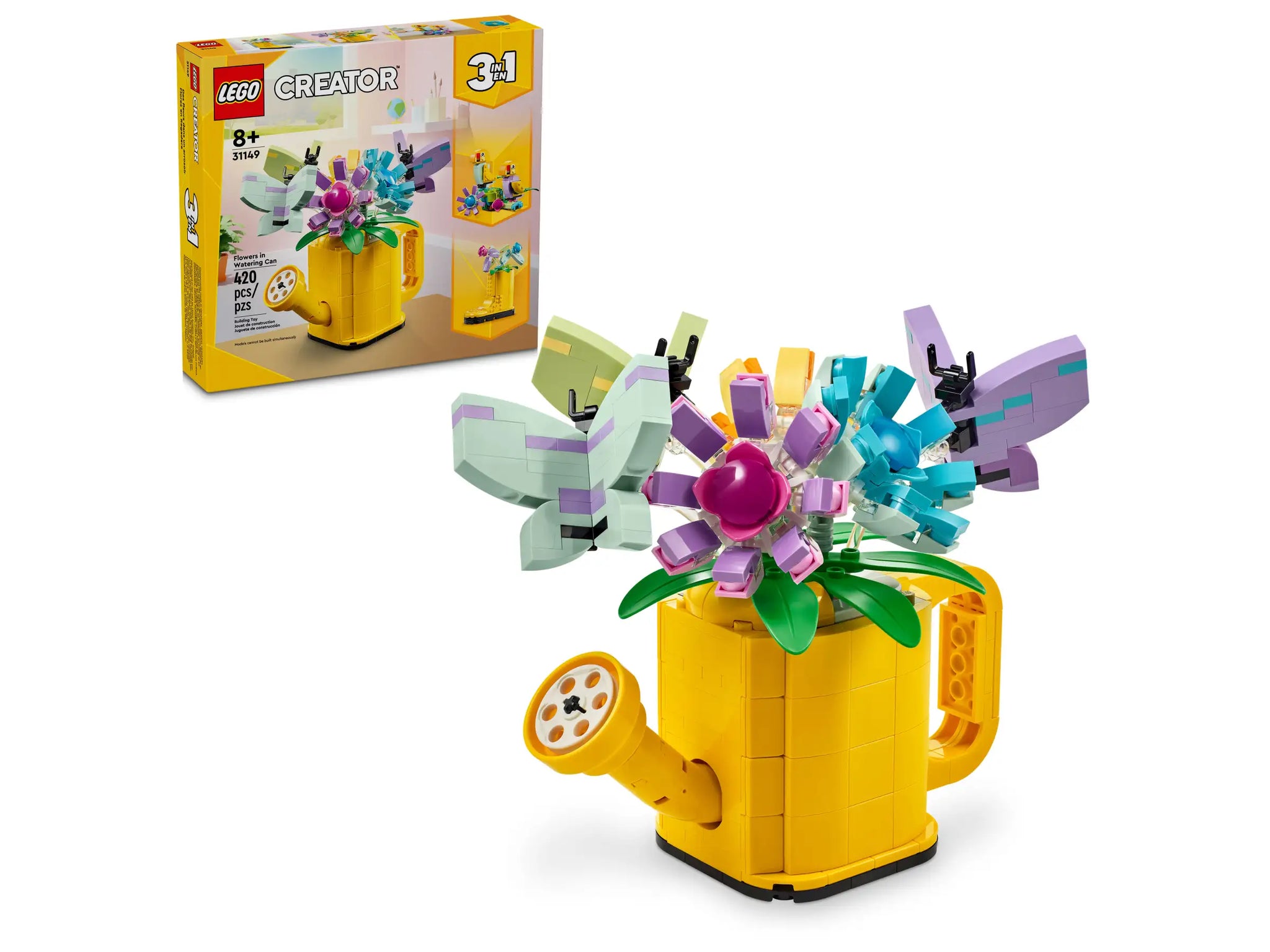 LEGO Creator 31149 3in1 Flowers in Watering Can Set