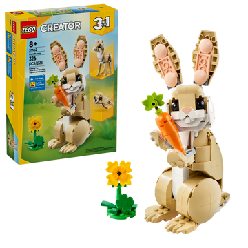LEGO Creator 3in1 Cute Bunny, Llama & Seal Set