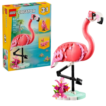 LEGO Creator 31170 Pink Flamingo 3in1 Animal Building Set