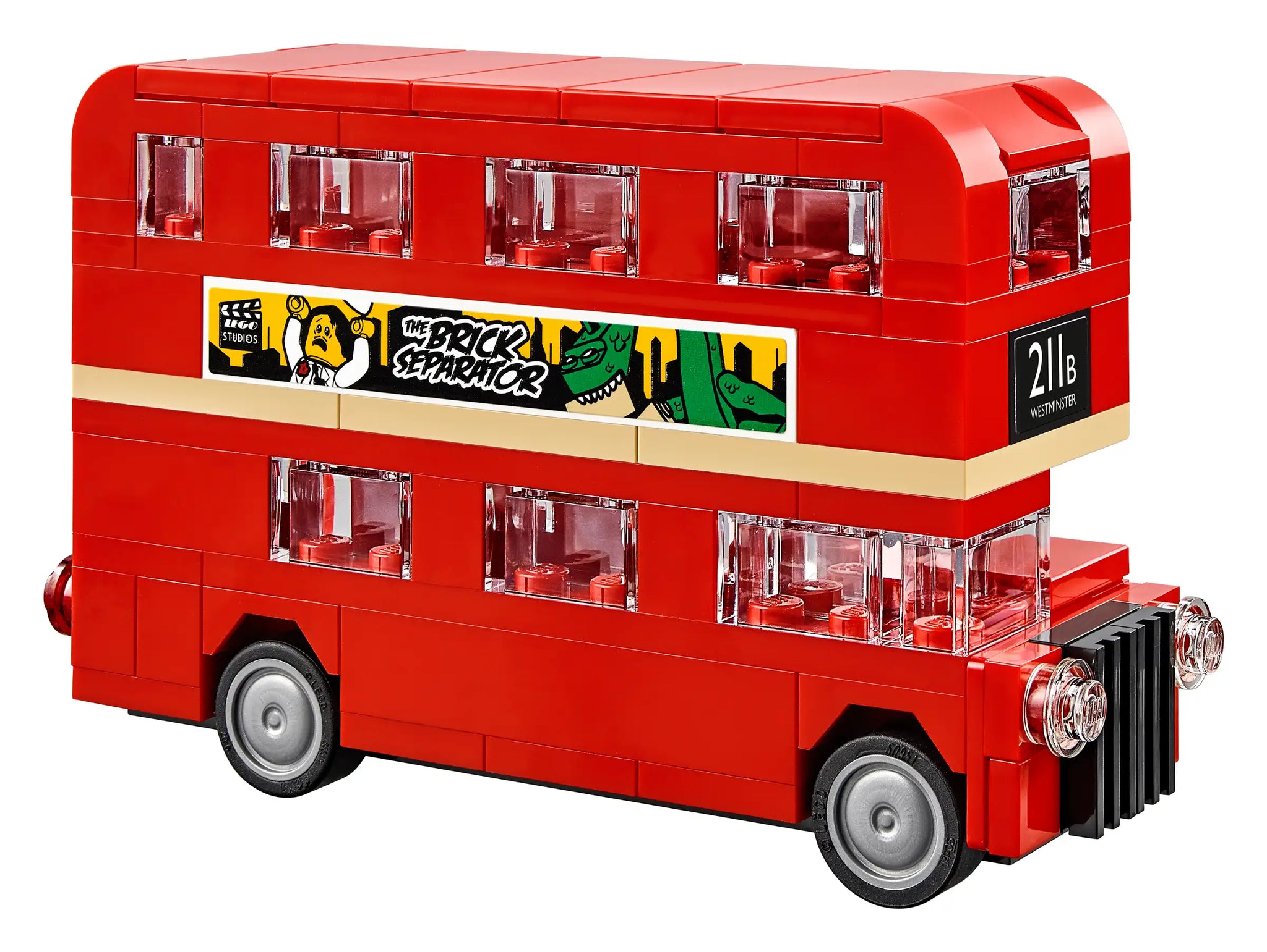 LEGO Creator 40220 London Bus with Stickers and Turning Wheels