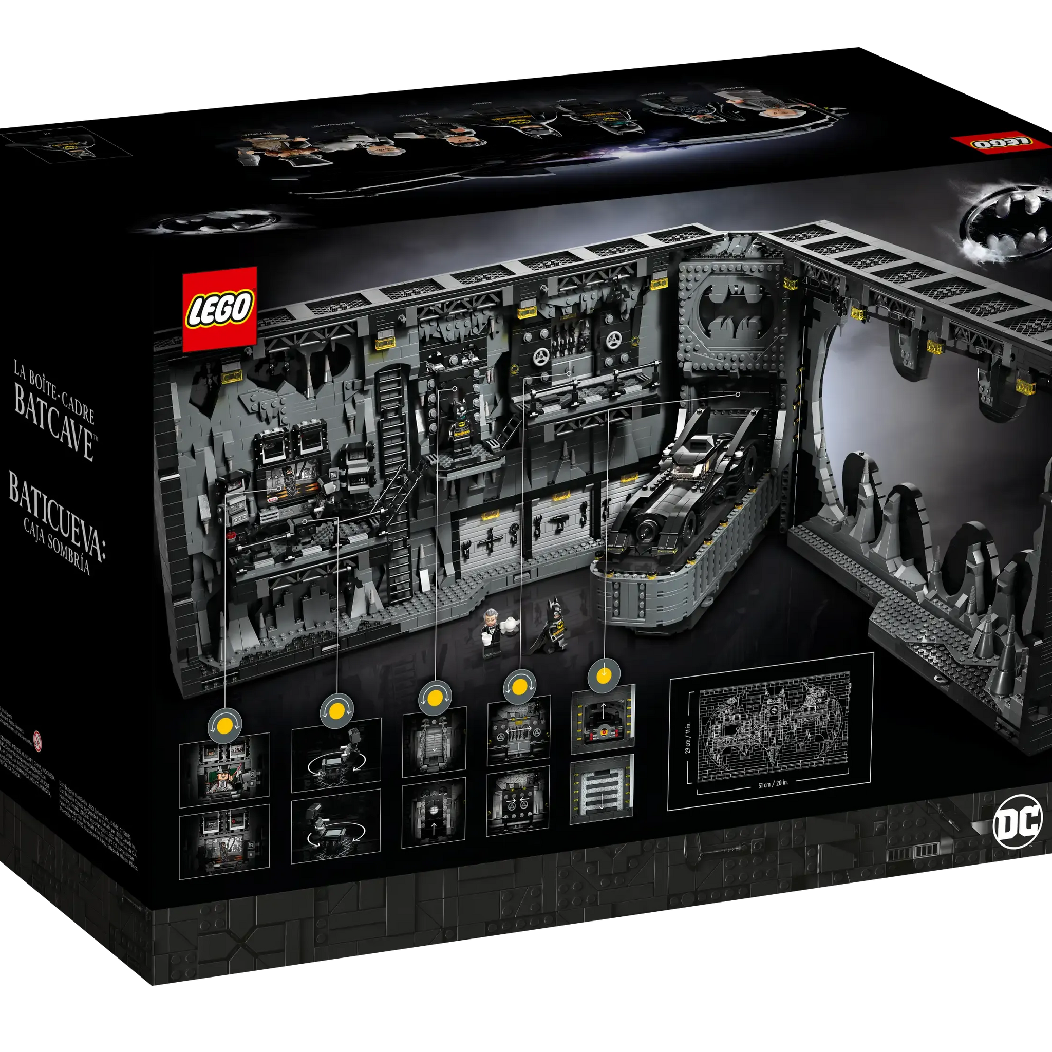 LEGO DC Batcave Shadow Box Building Set 76252