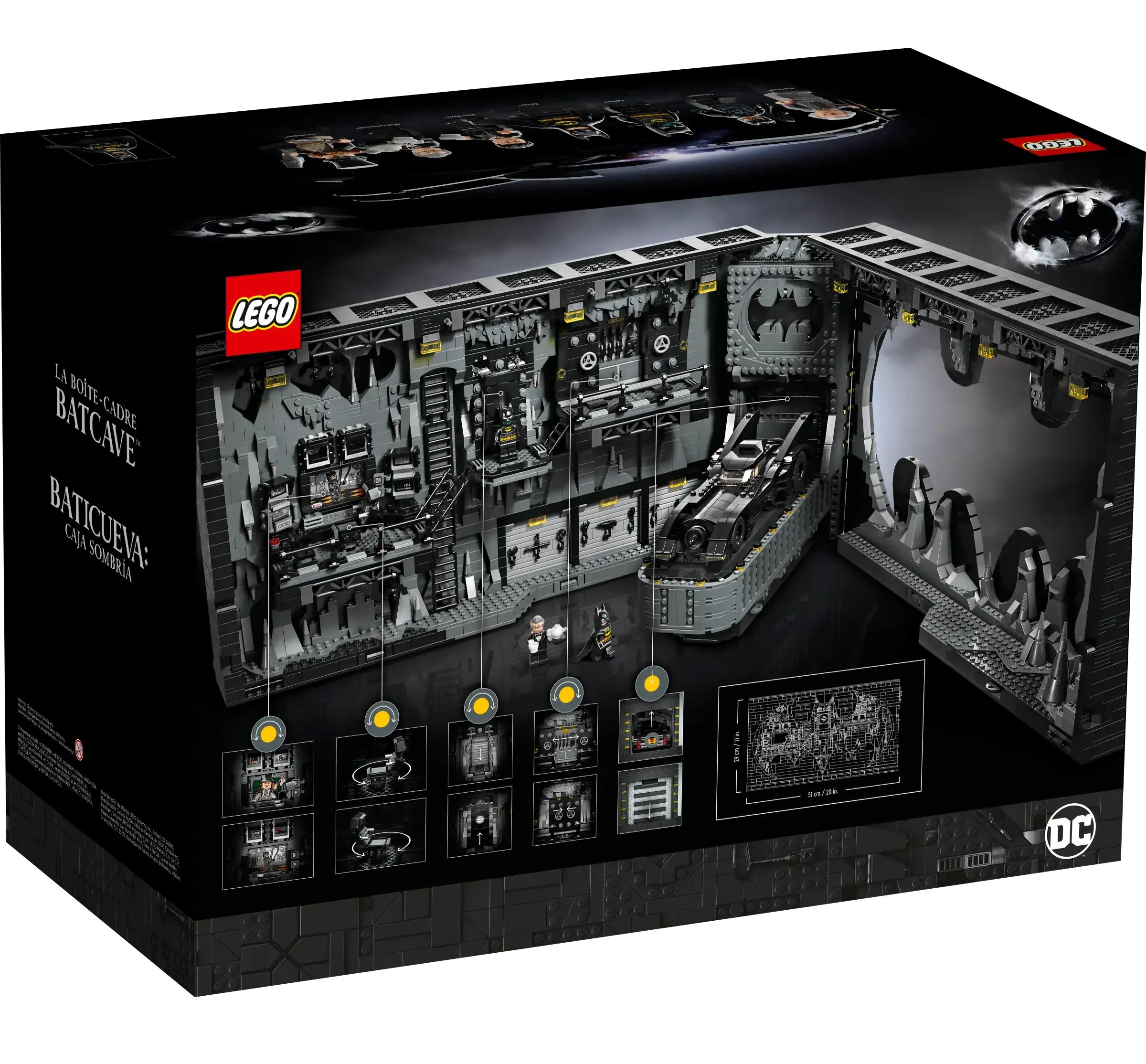 LEGO DC Batcave Shadow Box Building Set 76252