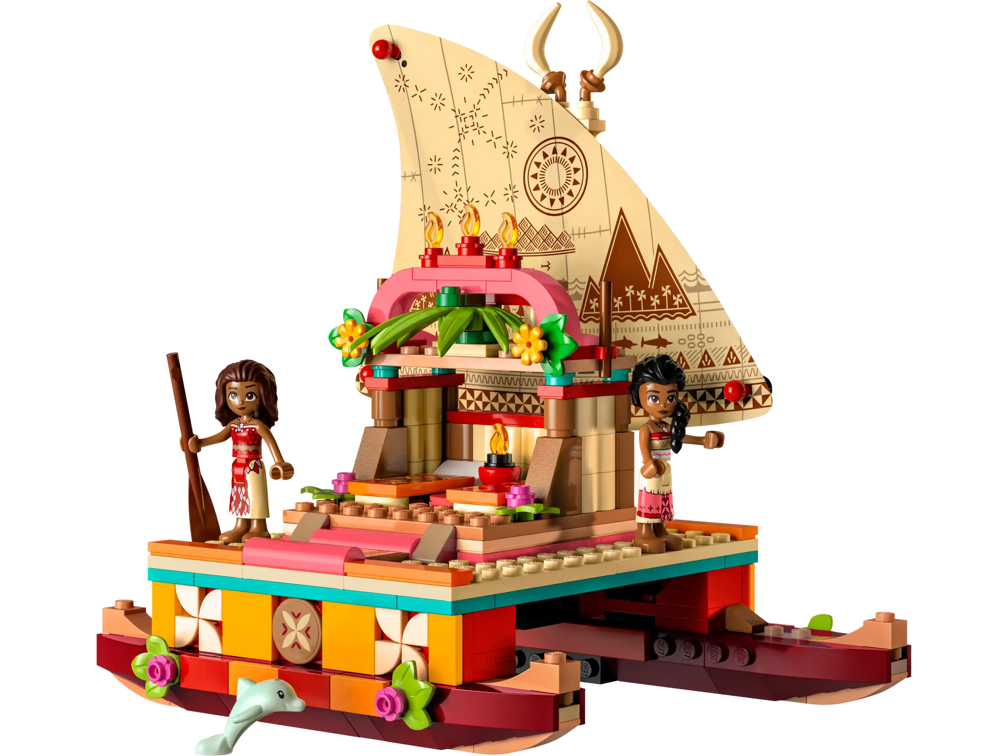 LEGO Disney Moana's Wayfinding Boat Adventure Set 43210