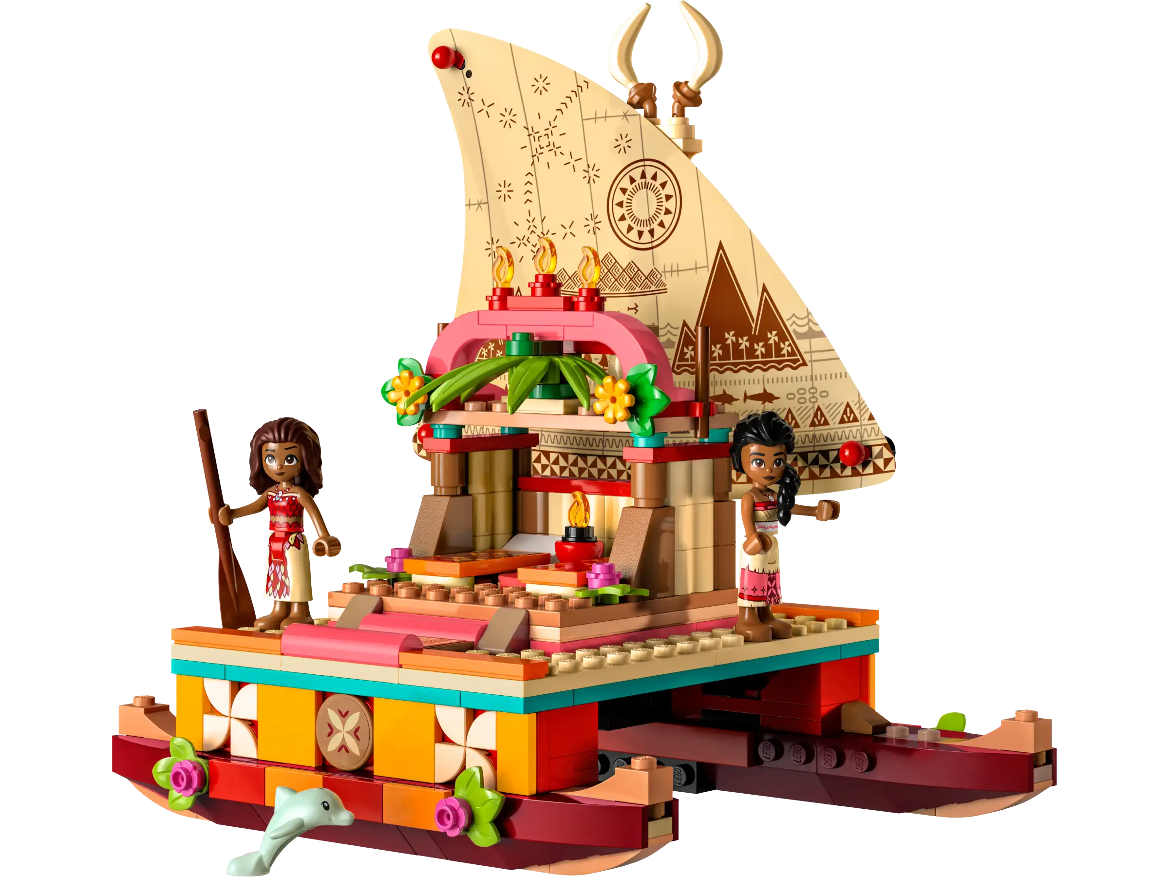 LEGO Disney Moana's Wayfinding Boat Adventure Set 43210