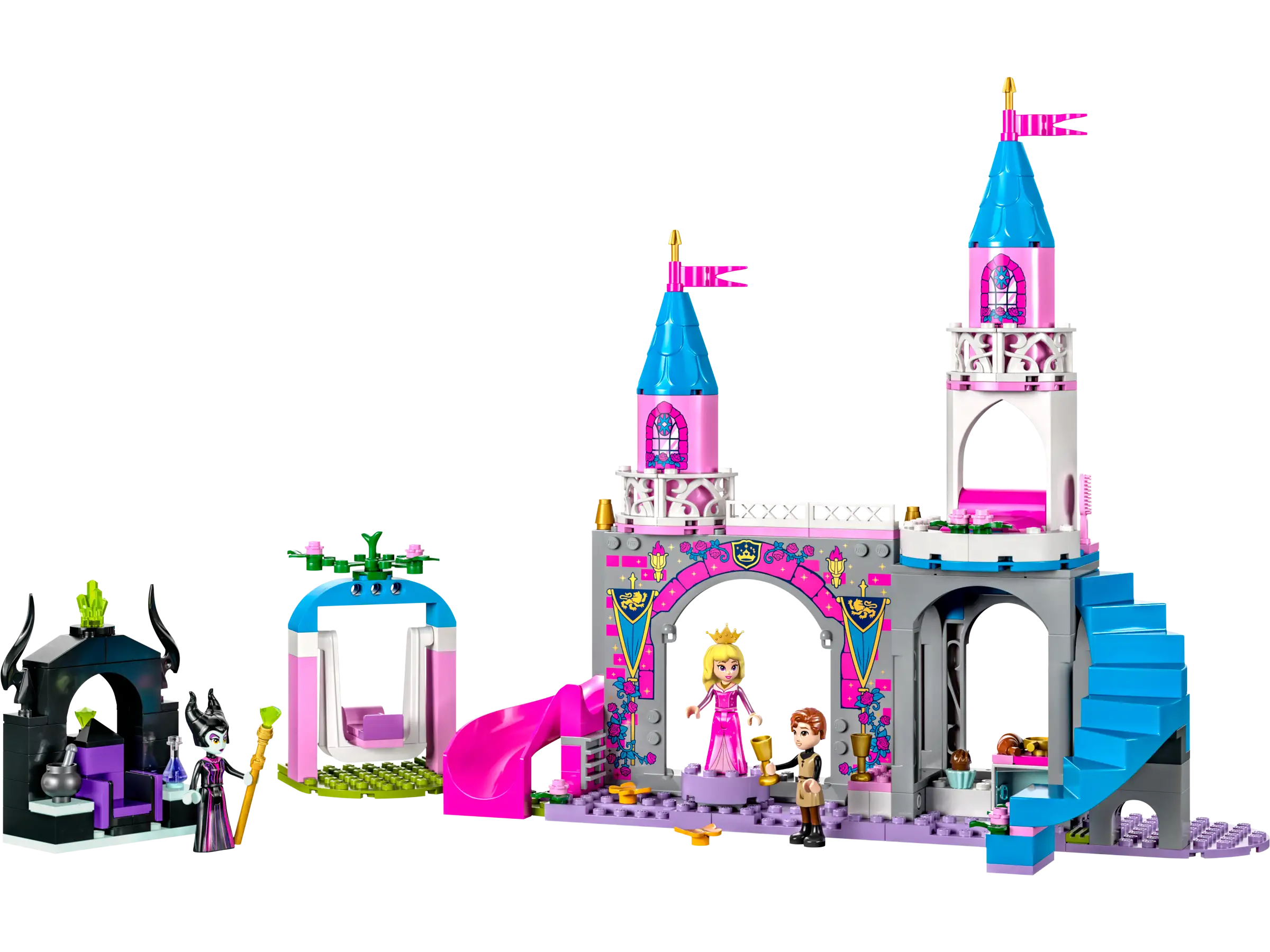 LEGO Disney Aurora's Castle Adventure Set for Kids 4+