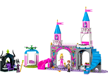 LEGO Disney Aurora's Castle Adventure Set for Kids 4+