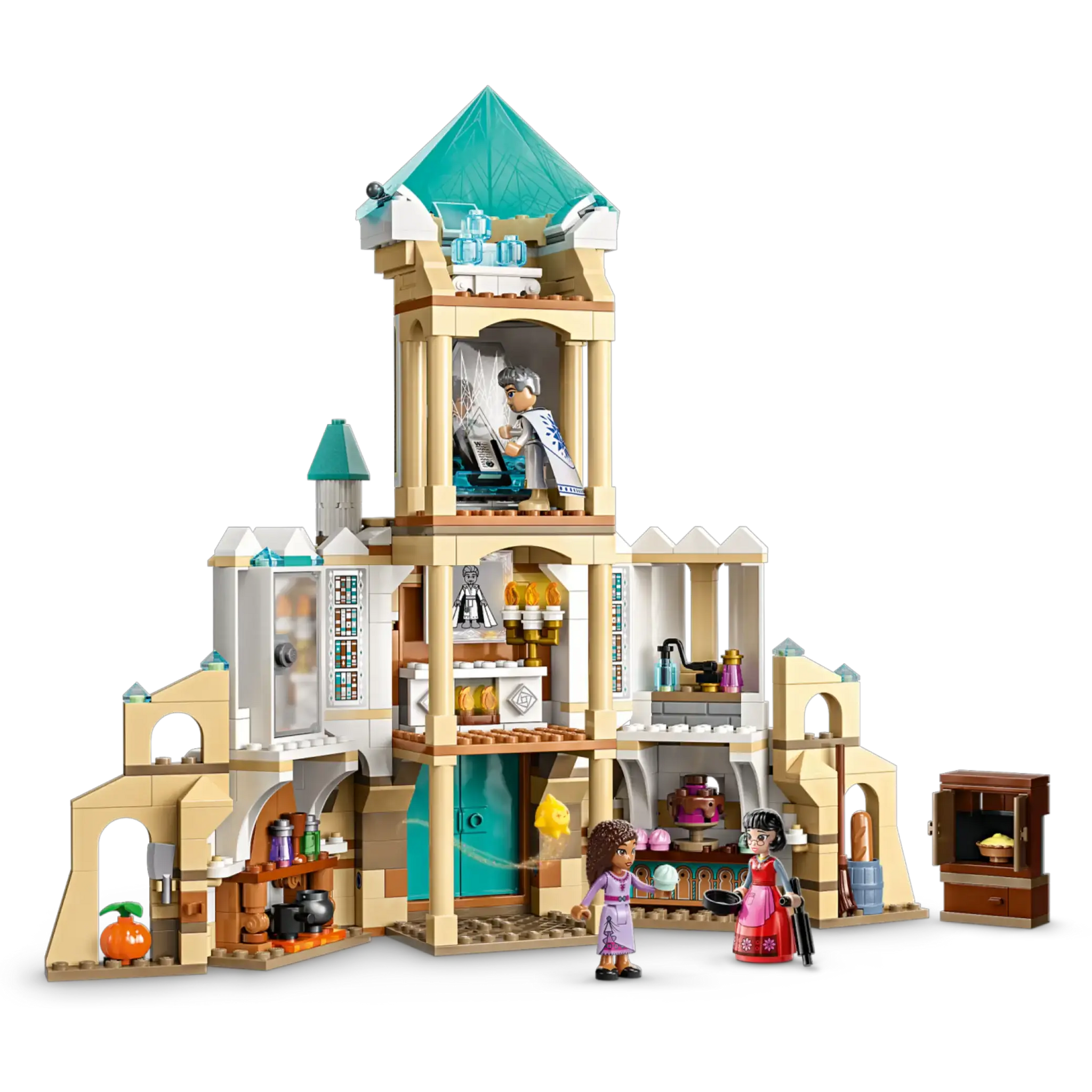 LEGO Disney 43224 King Magnifico's Castle Playset for Kids