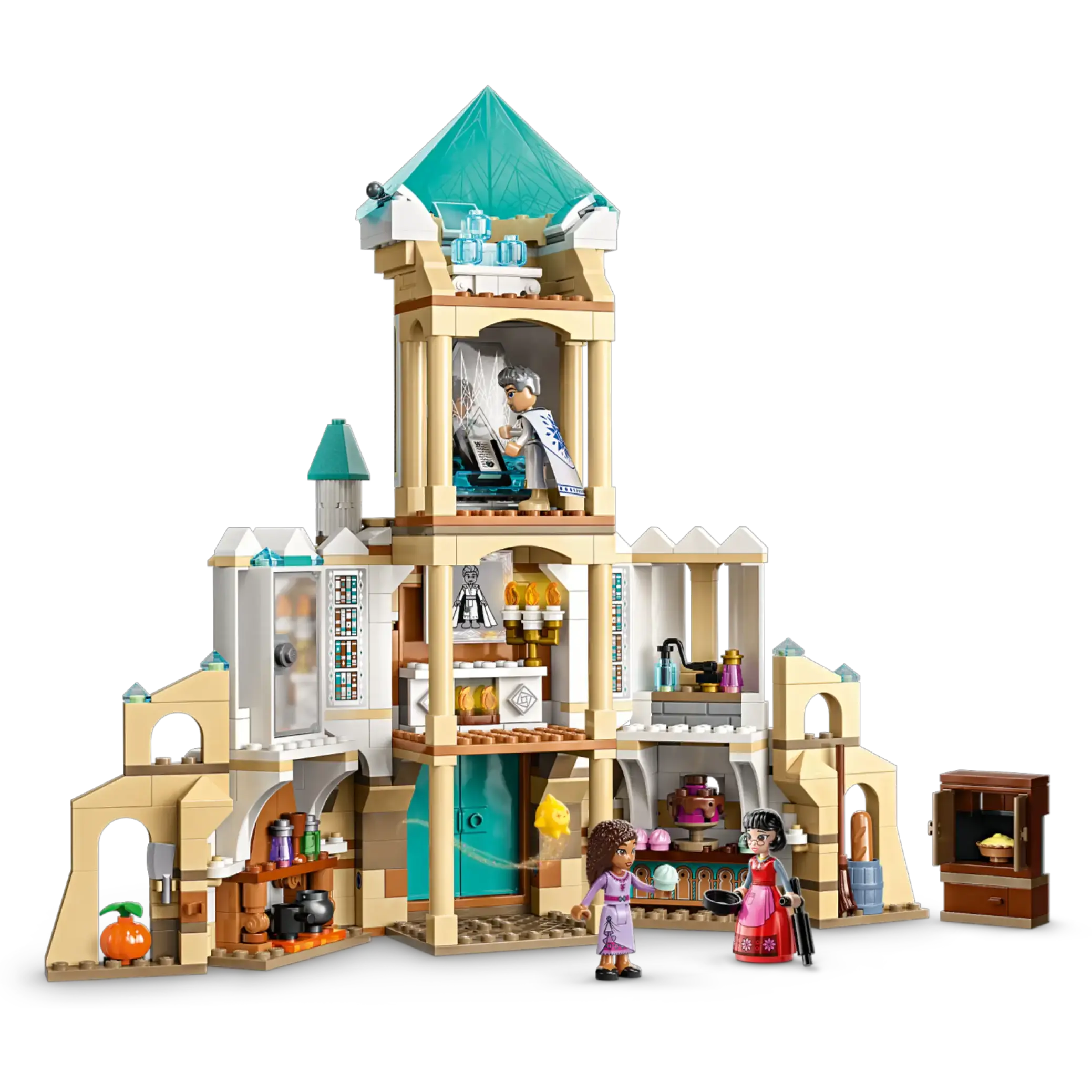 LEGO Disney 43224 King Magnifico's Castle Playset for Kids