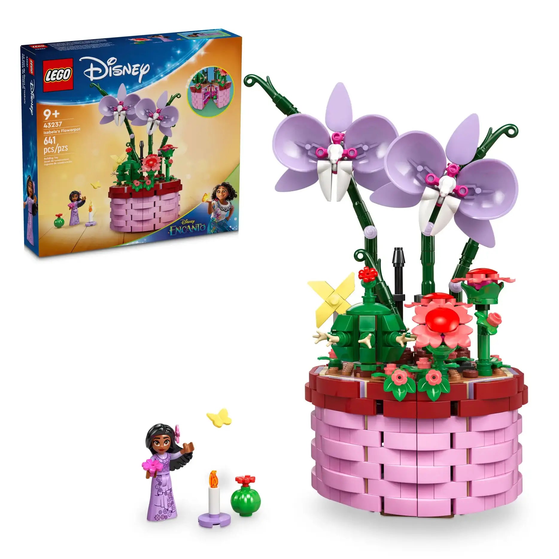 LEGO Disney Isabela's Flowerpot Toy with Hidden Room 43237