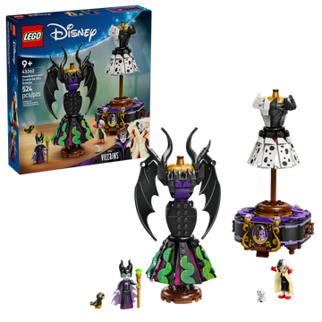 LEGO Disney Maleficent & Cruella Dress Building Set 43262