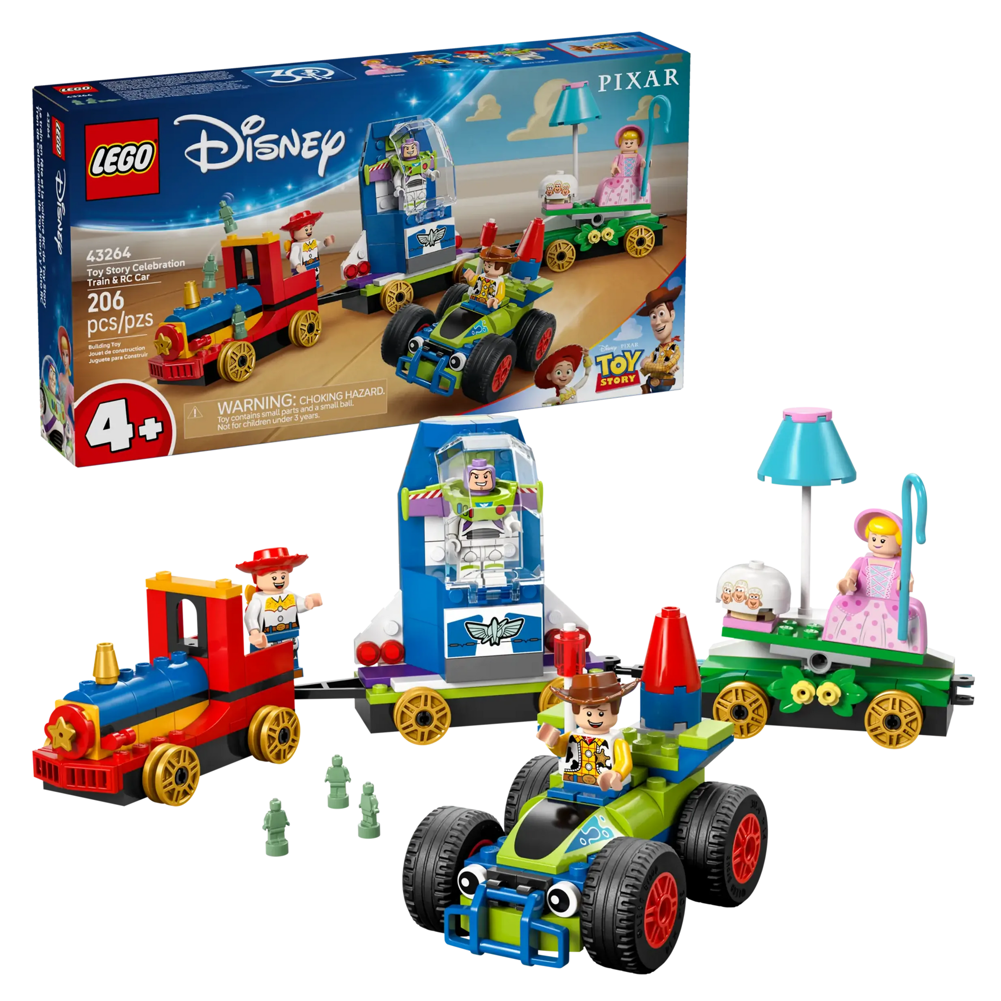 LEGO Disney Toy Story Celebration Train & RC Car Set