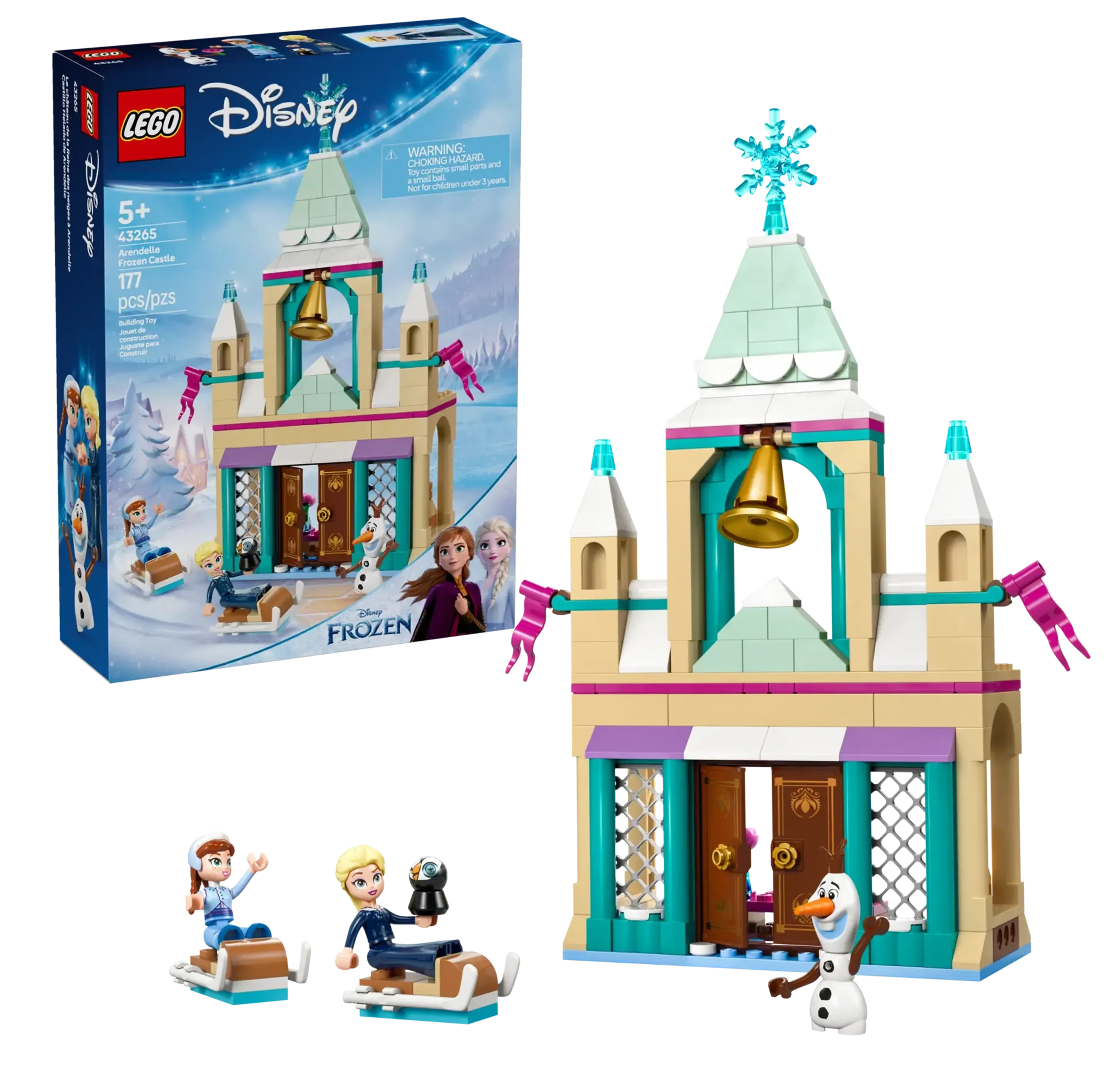 LEGO Disney Frozen Arendelle Castle Playset with Elsa & Anna