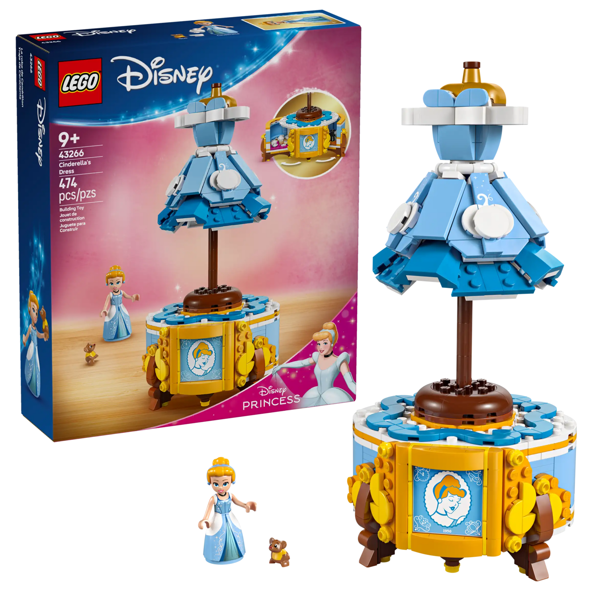 LEGO Disney Cinderella's Dress Building Kit 43266