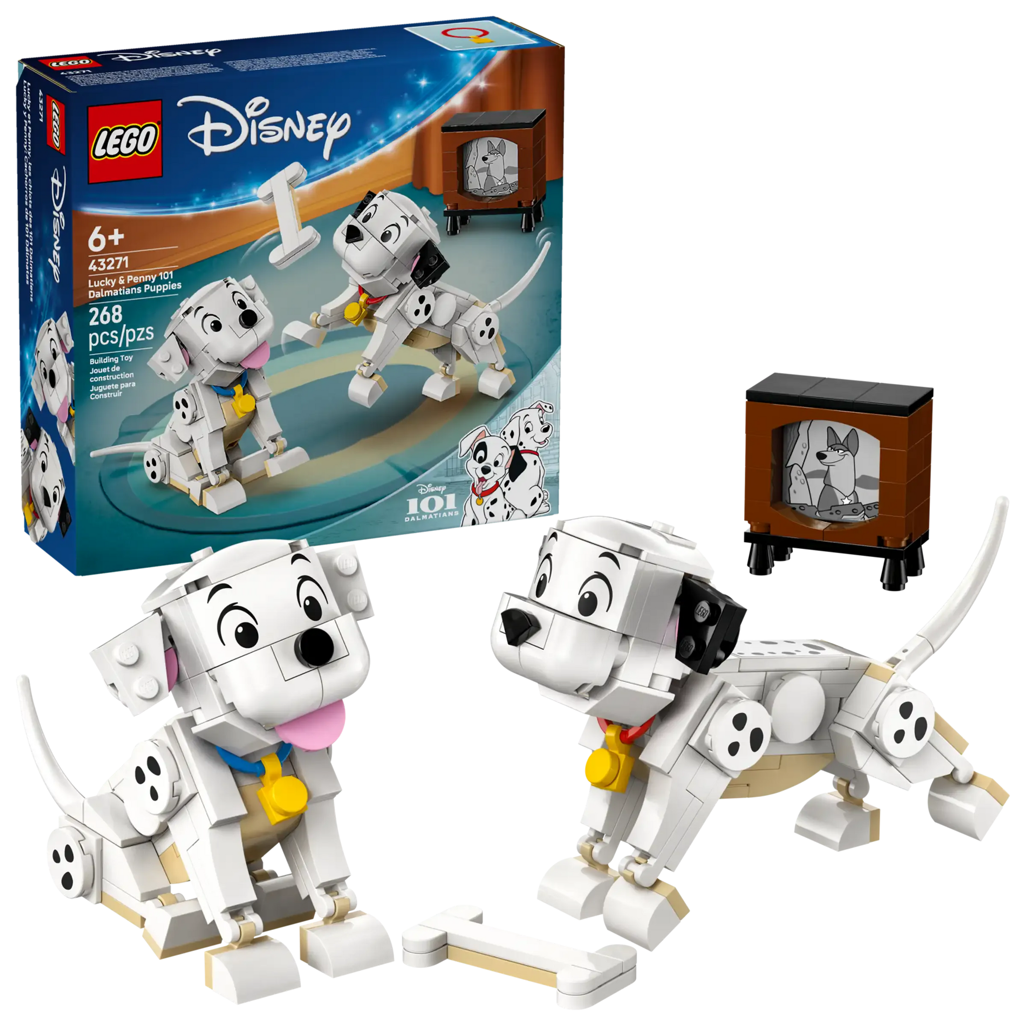 LEGO Disney 43271 101 Dalmatians Lucky & Penny Building Set