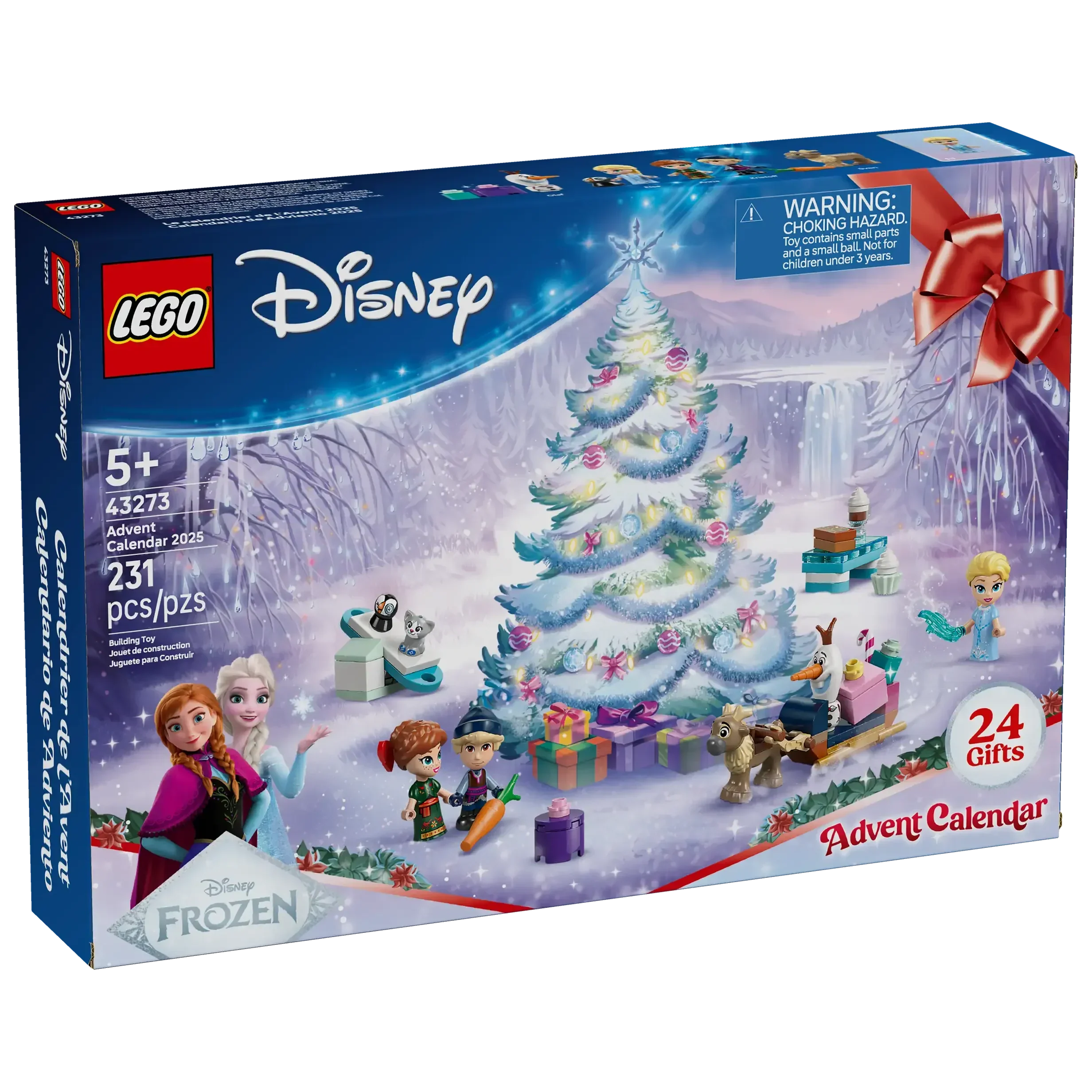 LEGO Disney Frozen Advent Calendar 2025 - 24 Buildable Surprises