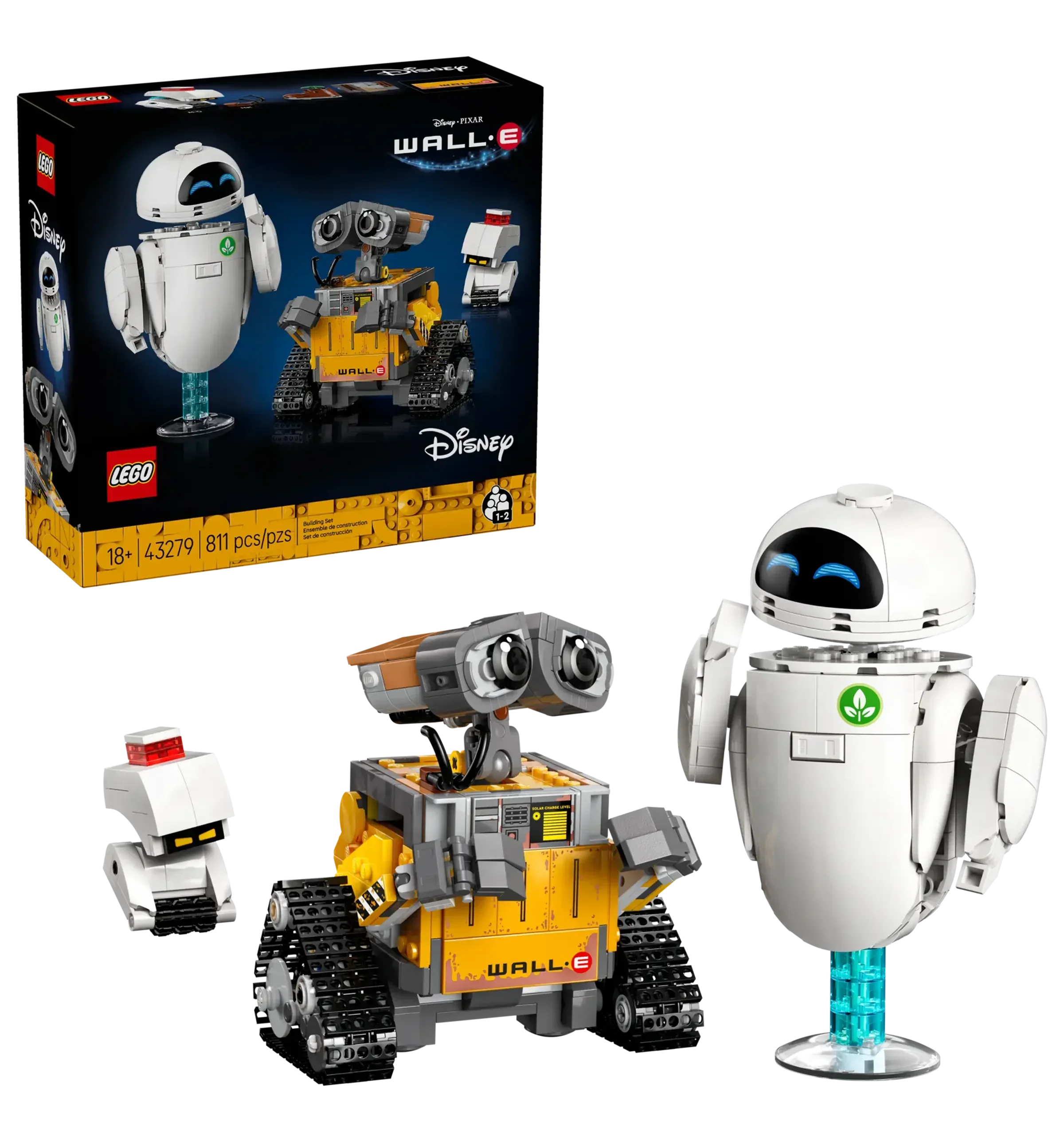 LEGO Disney WALL-E and EVE Building Set 43279 - 811 Pieces