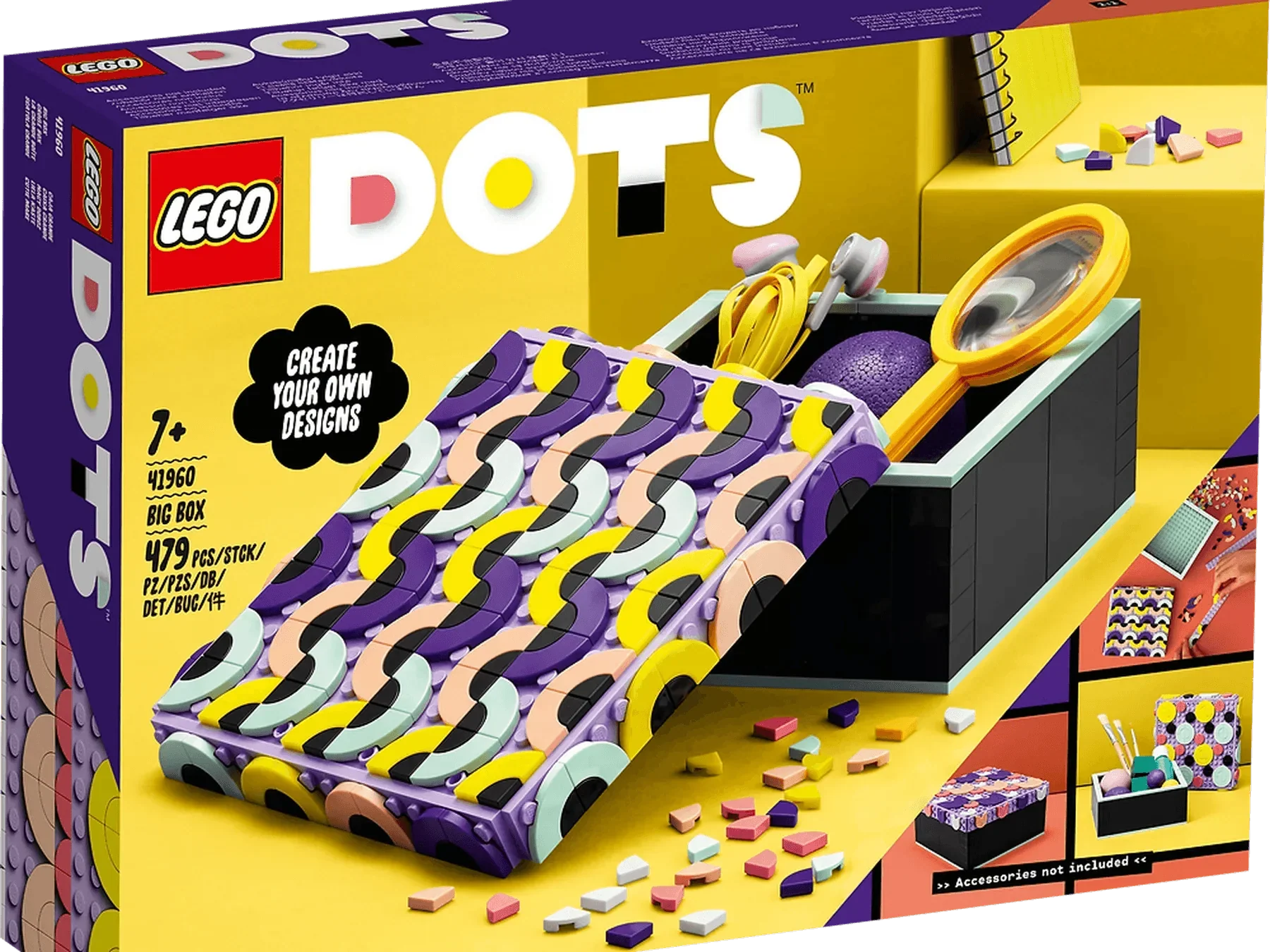 LEGO DOTS 41960 Big Box Craft Kit for Ages 6+
