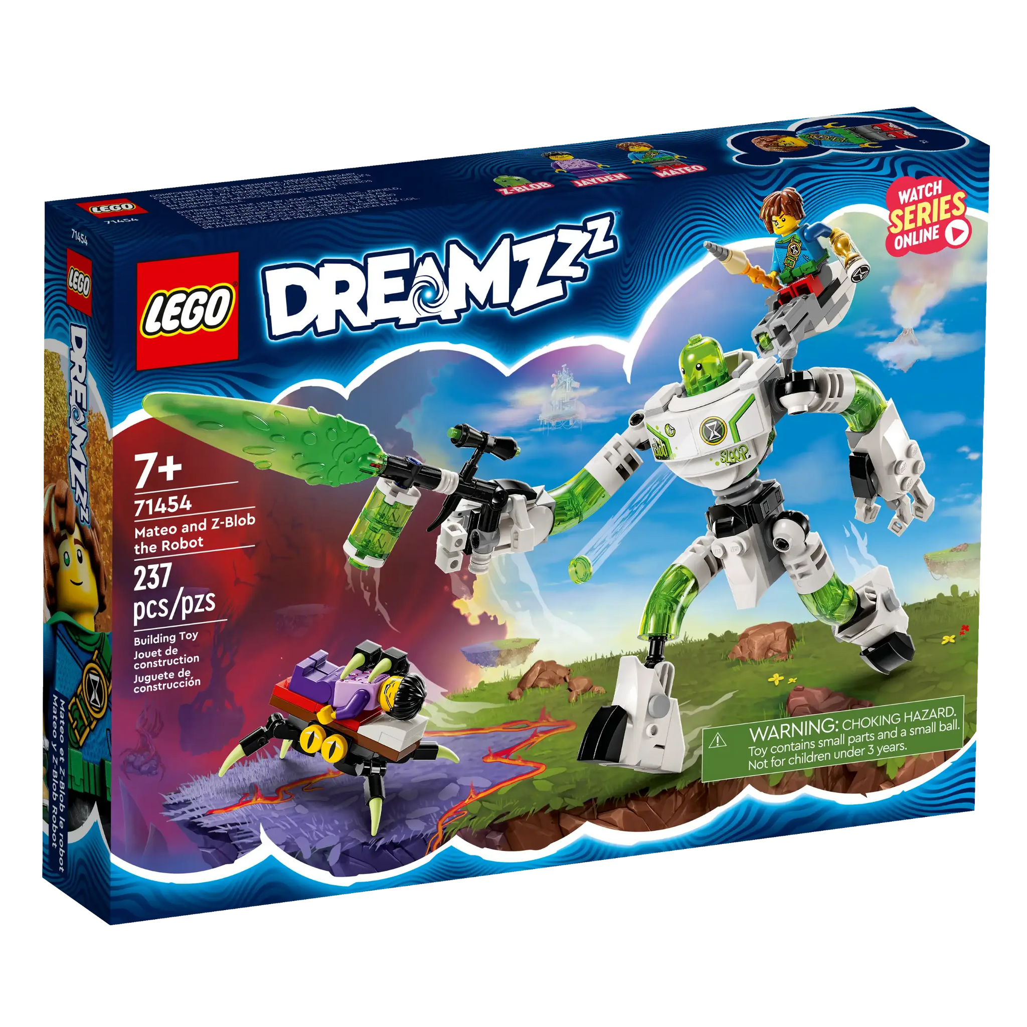 LEGO DREAMZzz Mateo & Z-Blob Robot Building Set 71454
