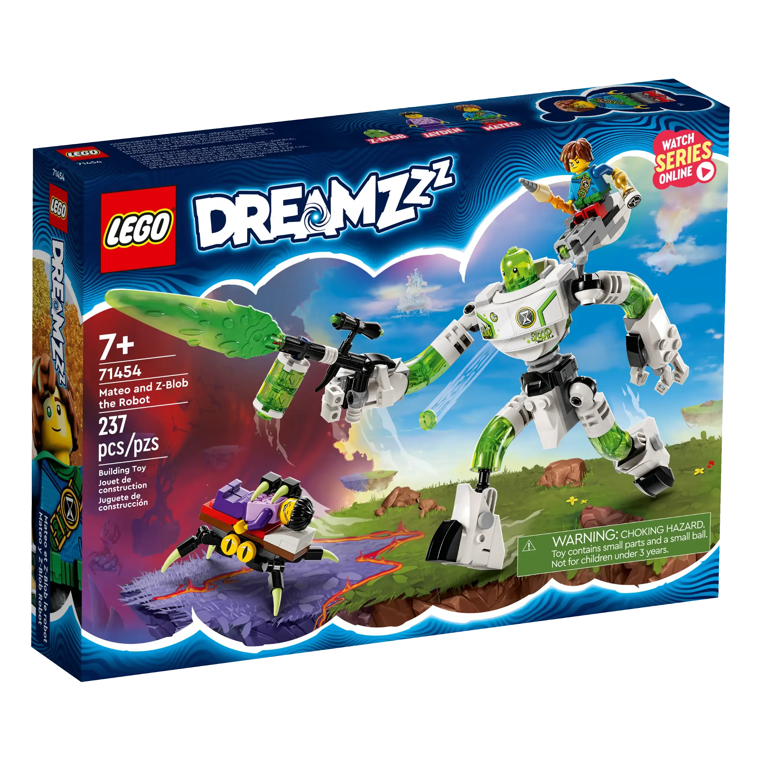 LEGO DREAMZzz Mateo & Z-Blob Robot Building Set 71454