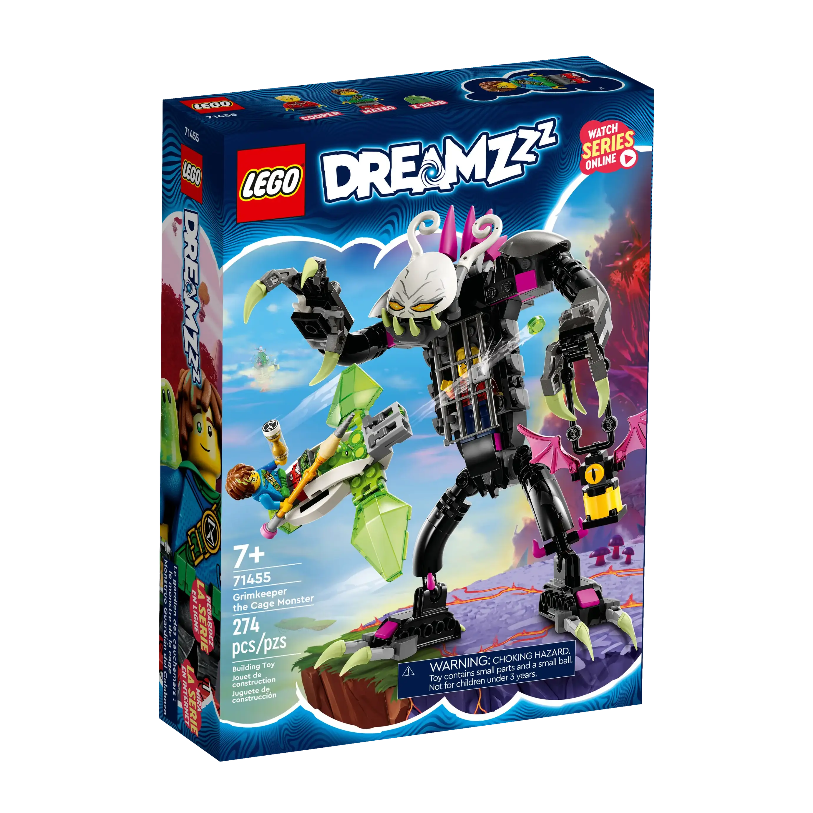 LEGO DREAMZZZ Grimkeeper Cage Monster Building Set 71455