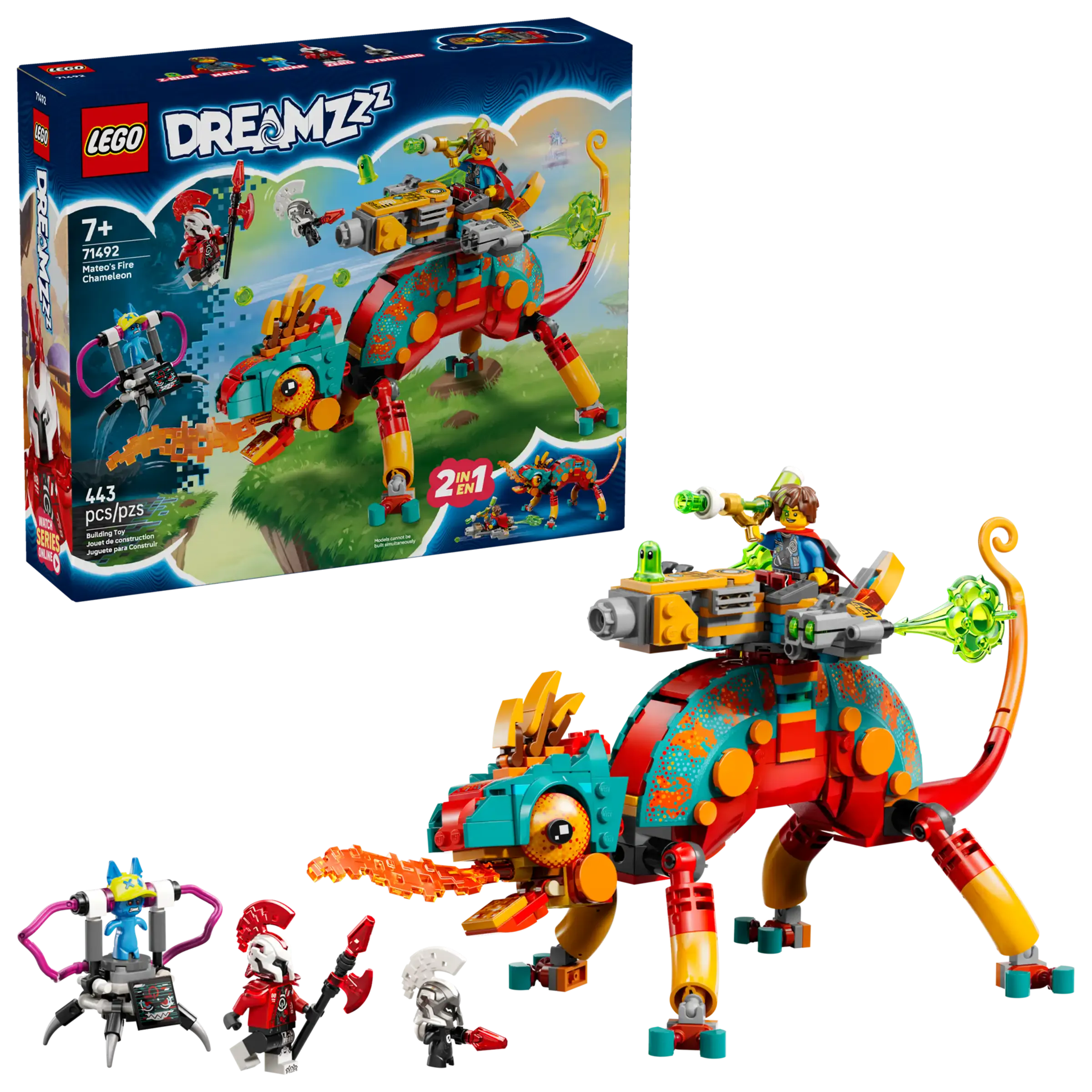 LEGO DREAMzzz Mateo's Fire Chameleon Building Set 71492