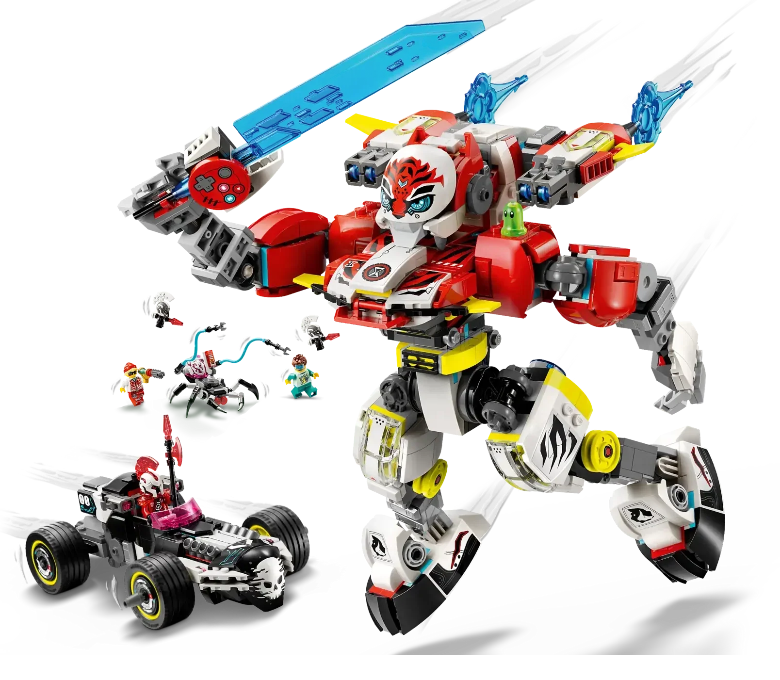 LEGO DREAMZzz Cooper's Tiger Mech & Zero's Hot Rod