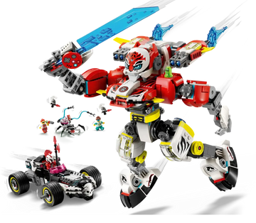 LEGO DREAMZzz Cooper's Tiger Mech & Zero's Hot Rod