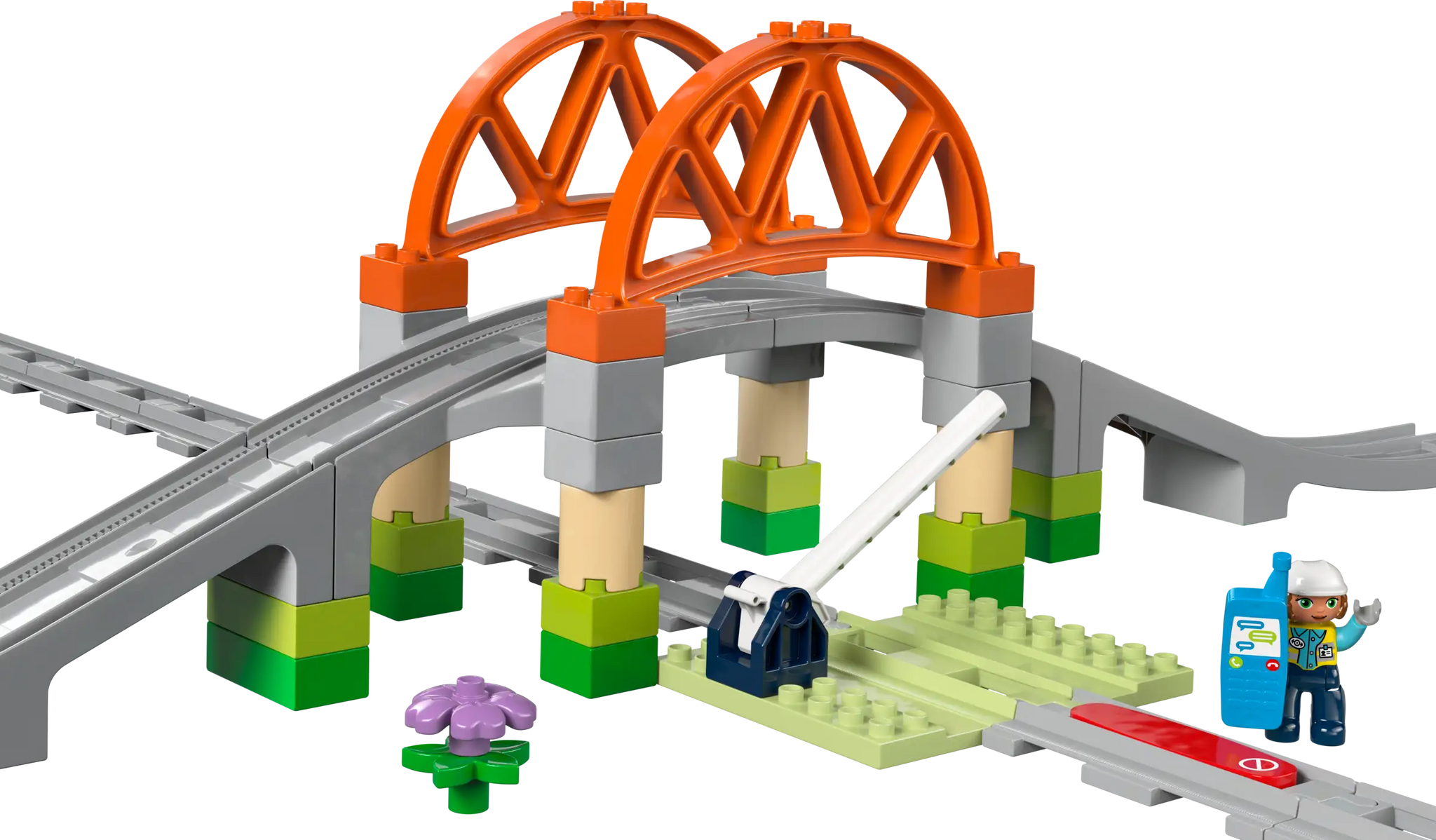 LEGO DUPLO Train Bridge & Tracks Expansion Set 10246