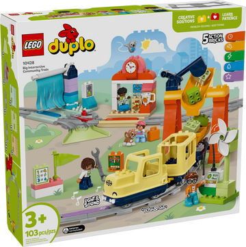 LEGO DUPLO 10428 Interactive Community Train Set for Toddlers