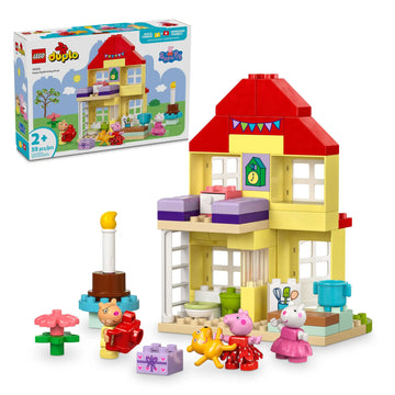 LEGO DUPLO Peppa Pig Birthday House Playset for Toddlers