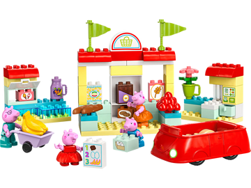 LEGO DUPLO Peppa Pig Supermarket with 4 Figures, 70 Pieces