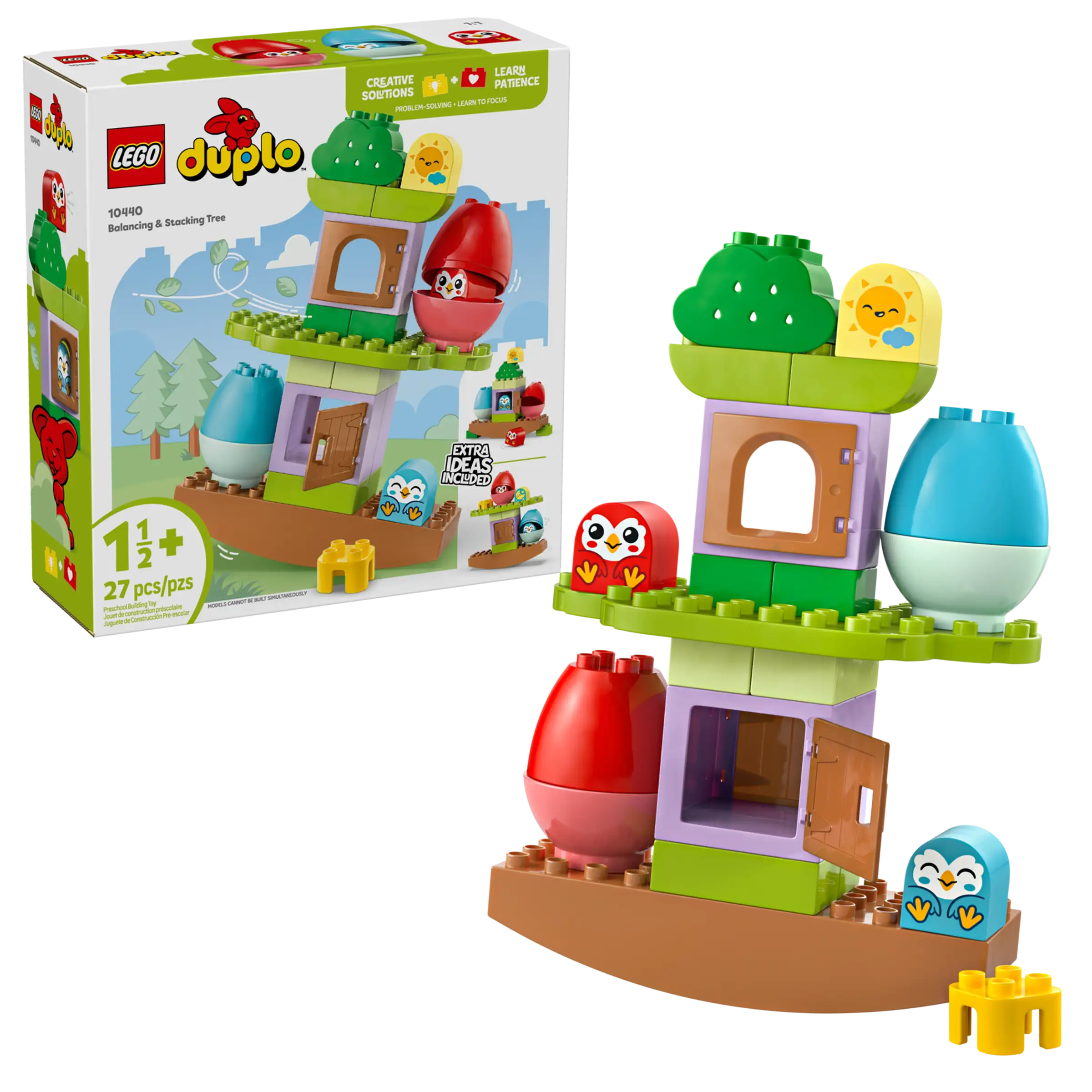 LEGO DUPLO Balancing & Stacking Tree Toy for Toddlers