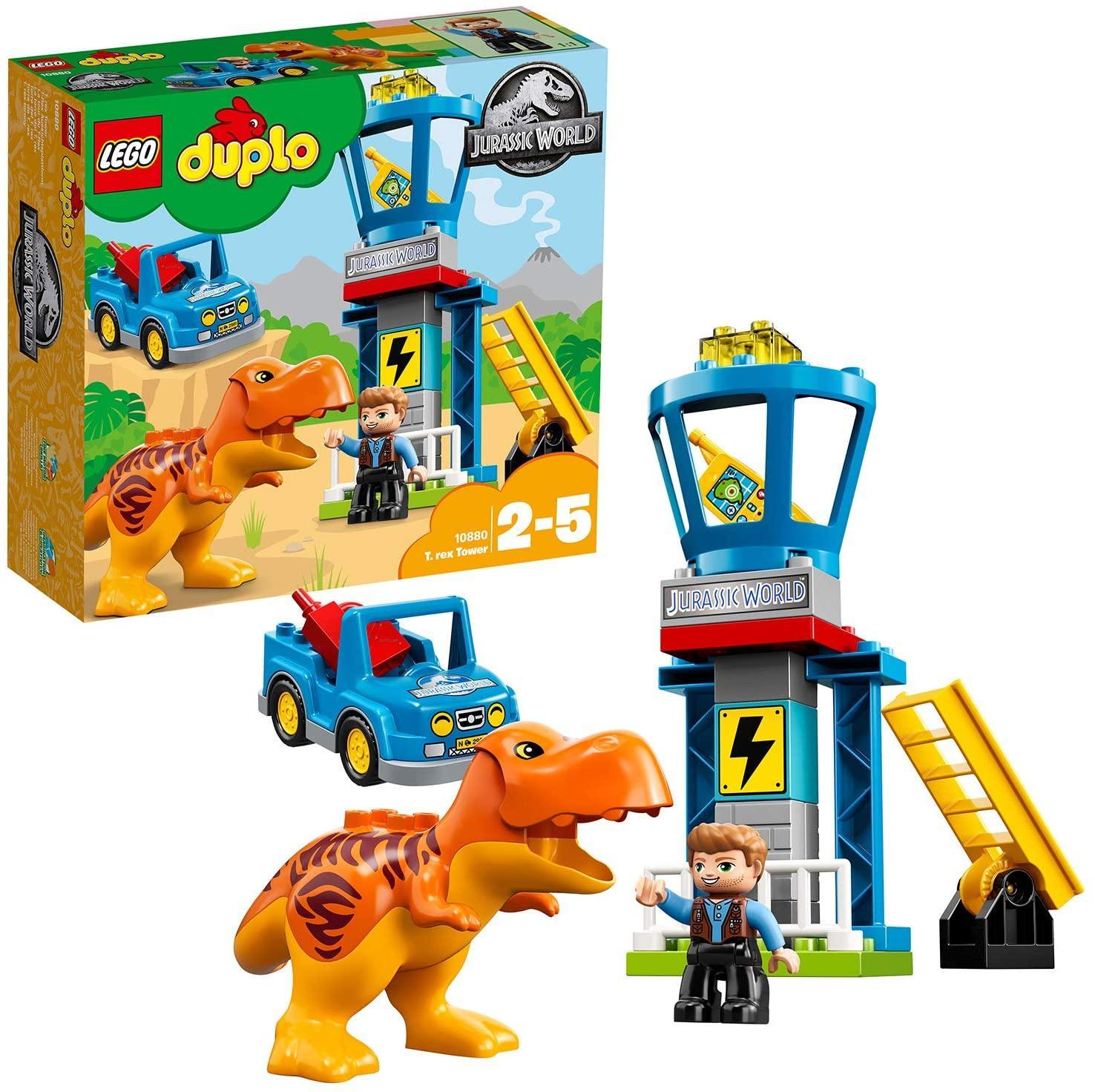 LEGO DUPLO Jurassic World T. Rex Tower Building Set