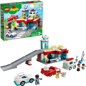 LEGO DUPLO Parking Garage & Car Wash Playset for Toddlers