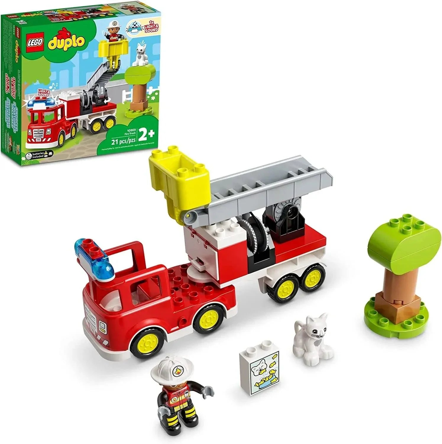 LEGO DUPLO 10969 Rescue Fire Truck with Lights & Siren