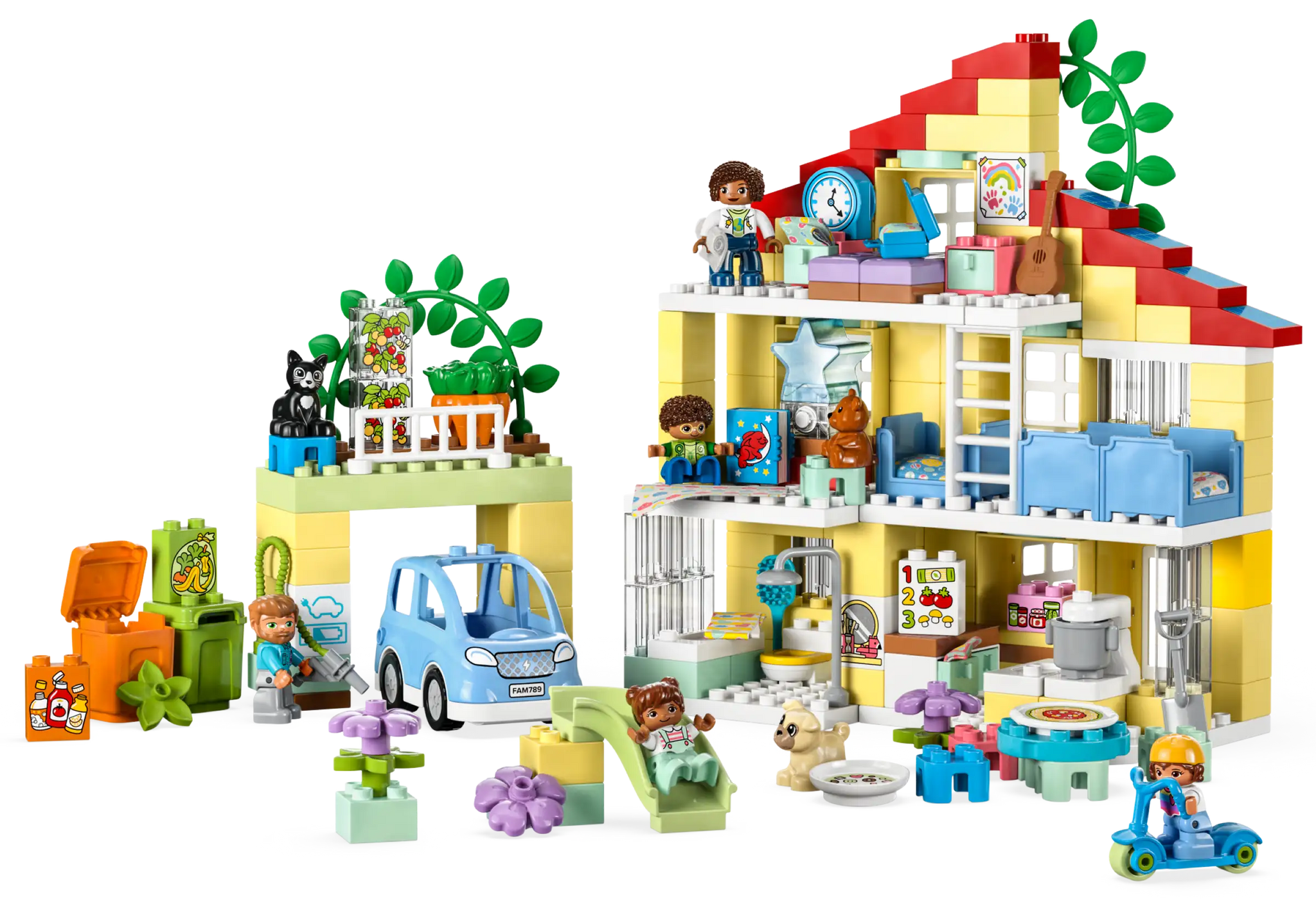LEGO DUPLO 3in1 Family House Set for Creative Play