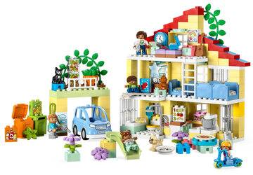 LEGO DUPLO 3in1 Family House Set for Creative Play