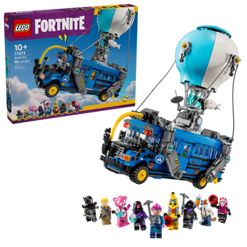 LEGO Fortnite 77073 Battle Bus Building Set with 9 Minifigures