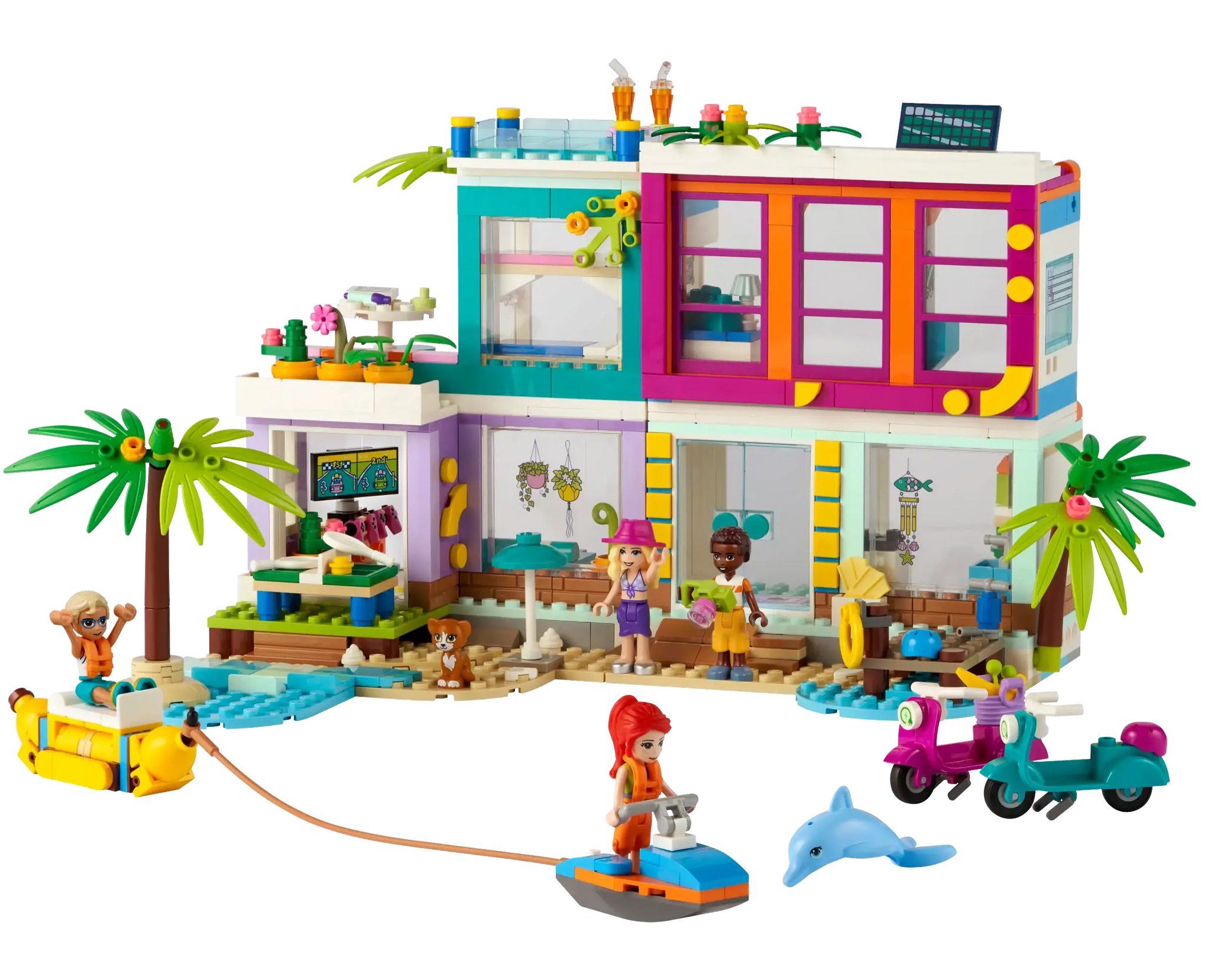 LEGO Friends 41709 Modular Vacation Beach House Playset