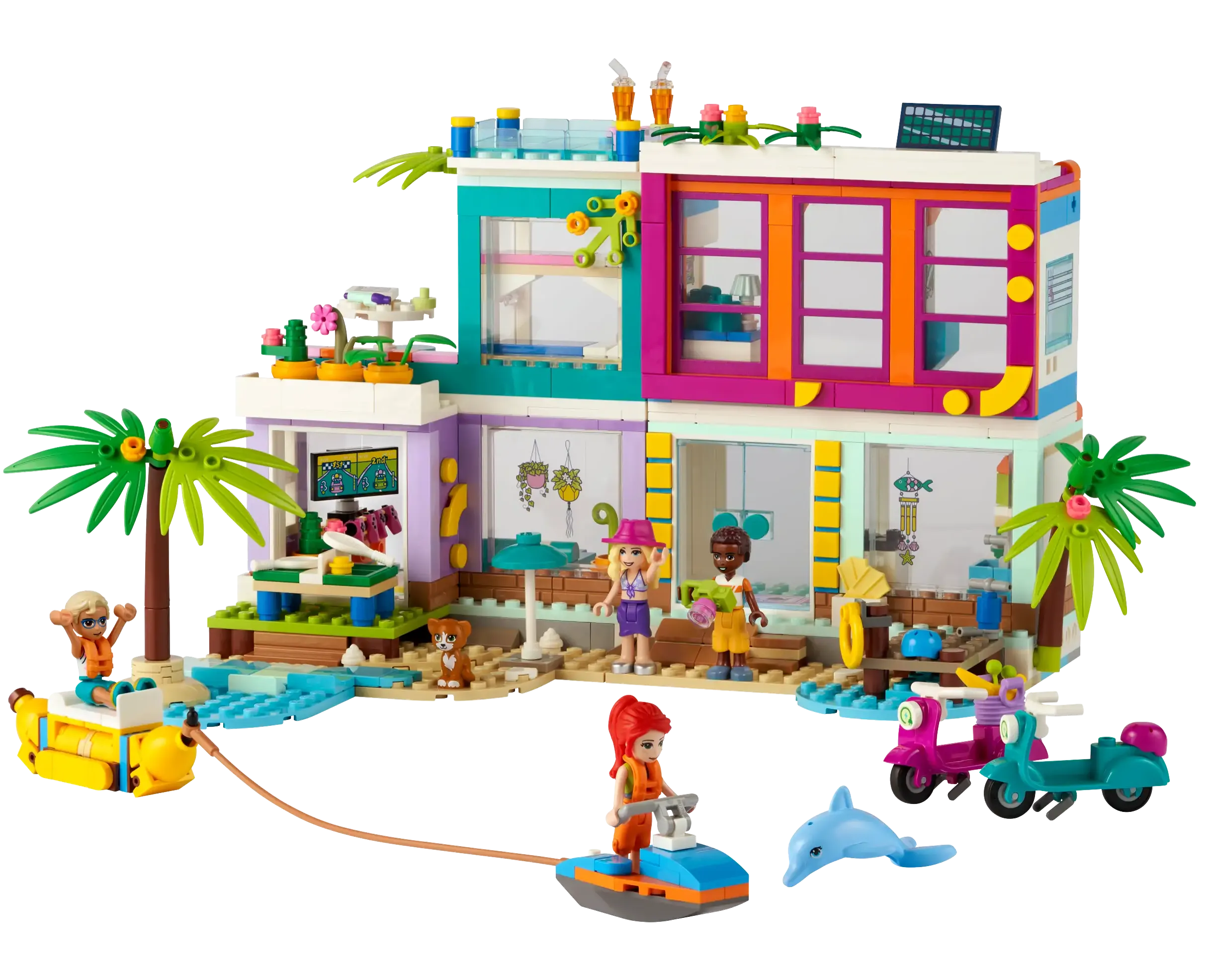LEGO Friends 41709 Modular Vacation Beach House Playset