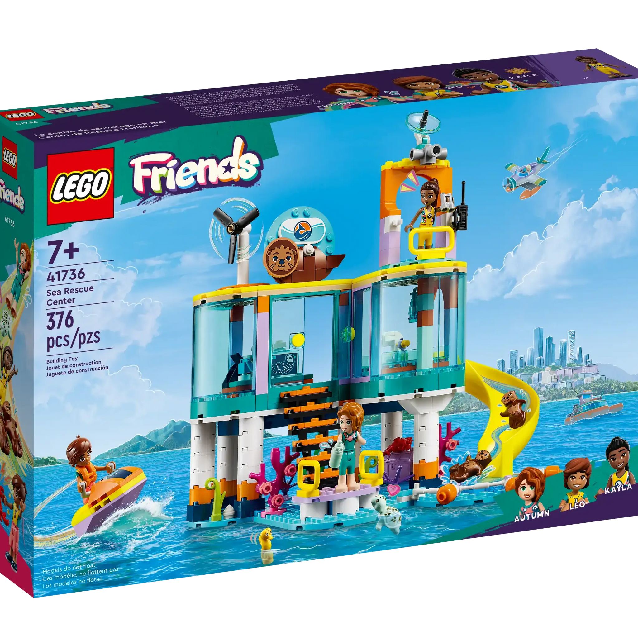 LEGO Friends 41736 Sea Rescue Center with Mini-Dolls & Sea Life