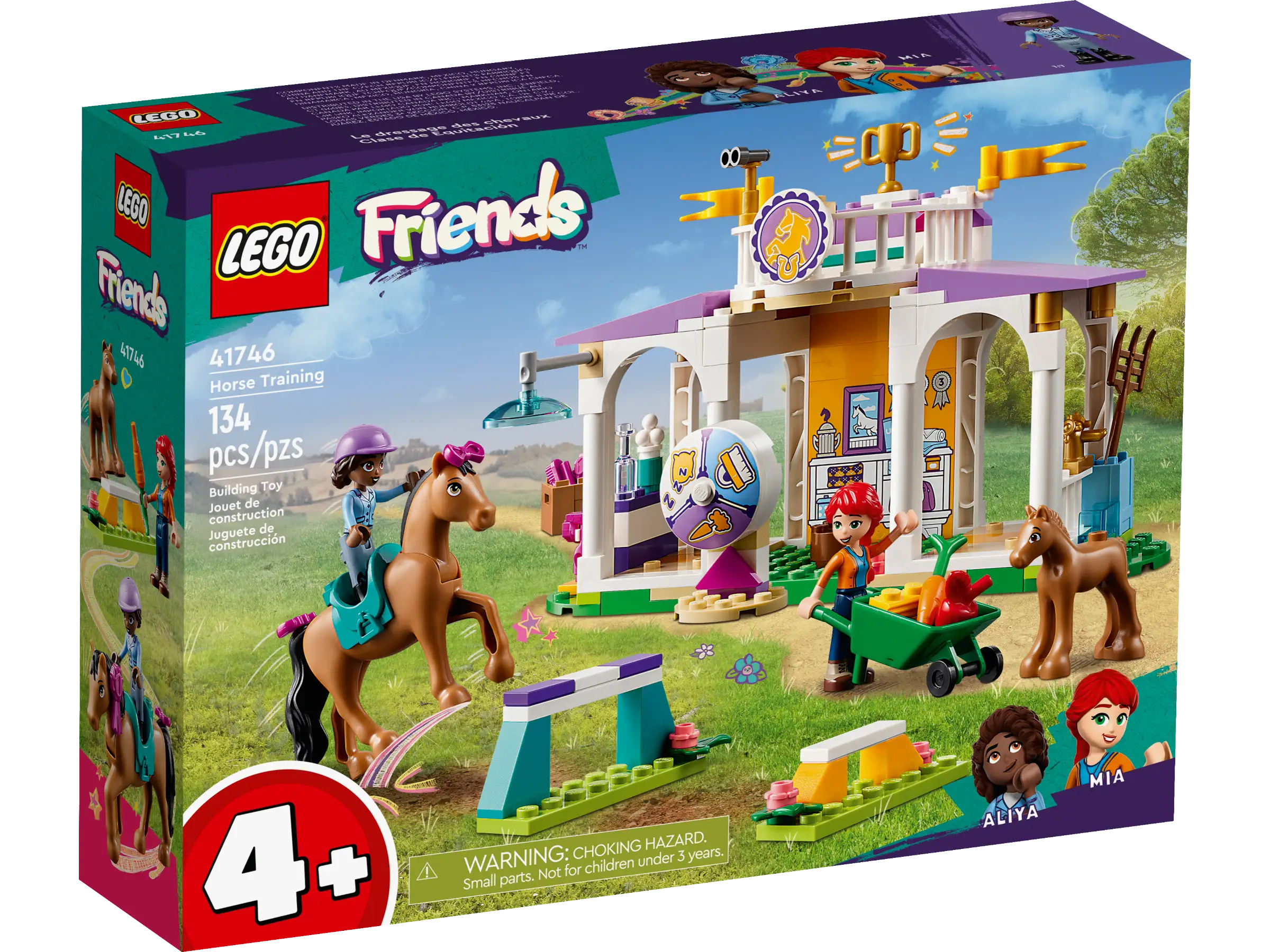LEGO Friends 41746 Horse Training Playset for Kids 4+