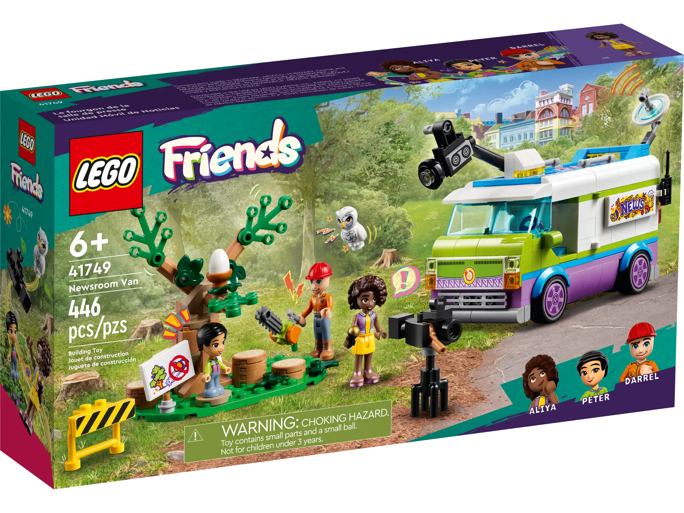LEGO FRIENDS 41749 Newsroom Van with Mini-Dolls & Accessories