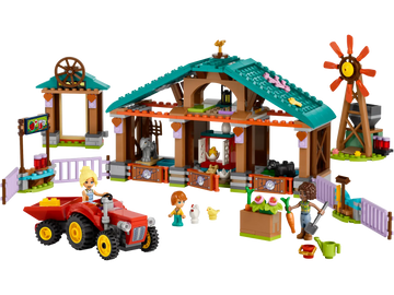 LEGO Friends 42617 Farm Animal Sanctuary Playset with Figures