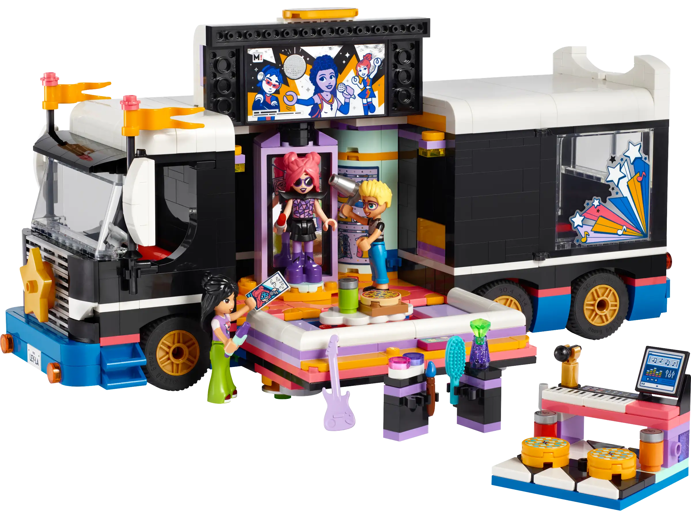 LEGO Friends Pop Star Music Tour Bus Set 42619