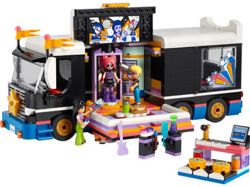 LEGO Friends Pop Star Music Tour Bus Set 42619