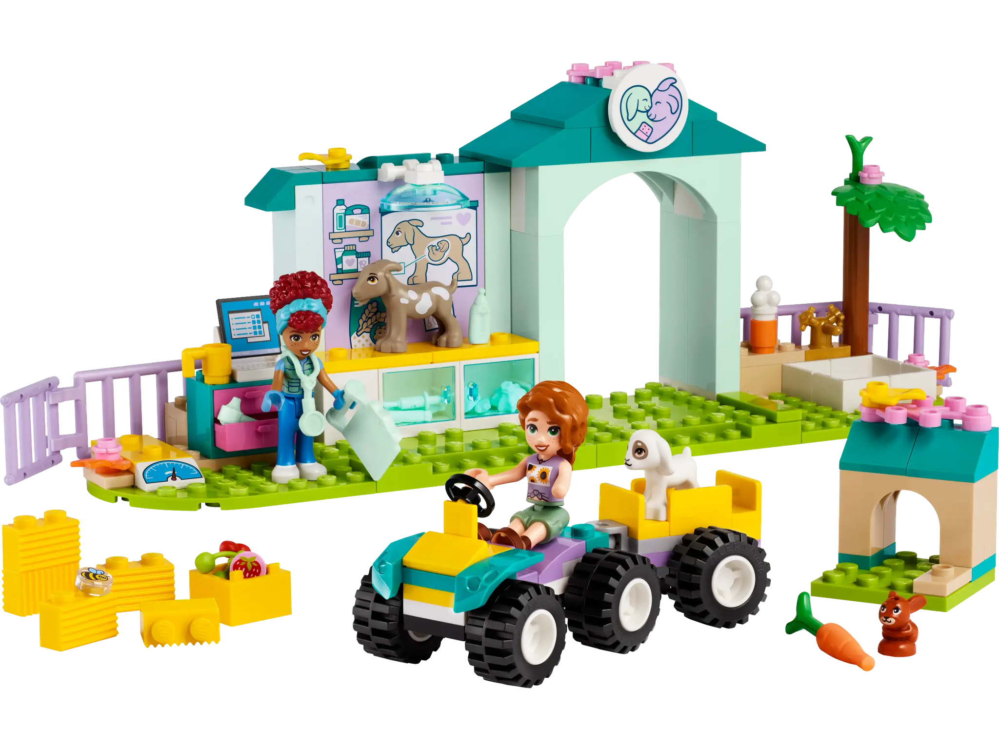 LEGO Friends 42632 Farm Animal Vet Clinic with Mini-Dolls